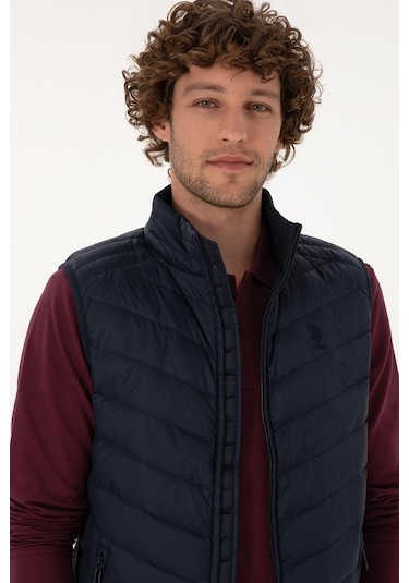 U.s. Polo Assn. Slim Fit Erkek Yelek 2246365 Lacivert