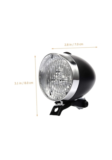 Forte Gt 2525 Bisiklet Ön Arka Retro Işık 4xaaa Pilli 360 Dönebilen Yüksek Güçlü Far