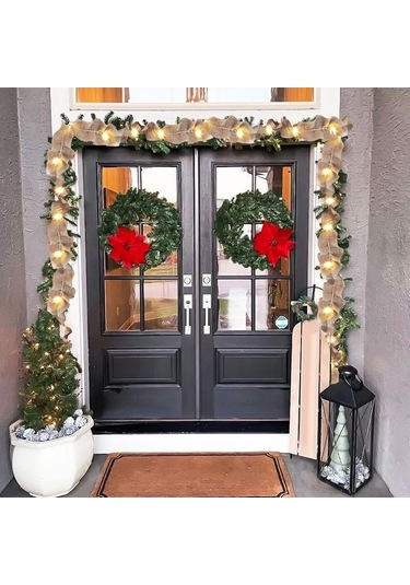 Trendooze Tatil Düğün Dekorlu 27ft Yıldızlı Işık Dize 27ft