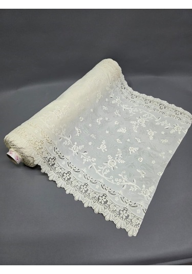 Pvc Küpür Dantel Raf Ve Dolap Örtüsü Runner 28kpr008 Bej