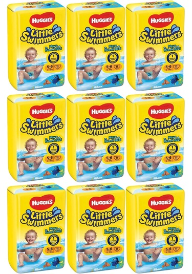 Huggıes Little Swımmers Mayo Bebek Bezi Beden:5-6 12-18kg 5 - 6 Numara