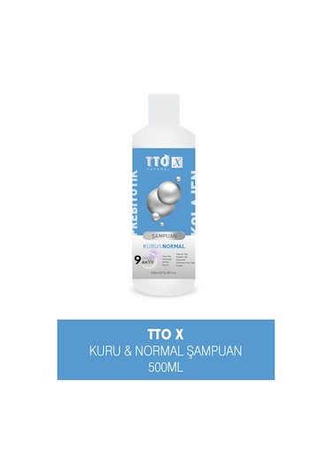 Tto X Kuru Ve Normal Saçlar İçin Şampuan 500 ML