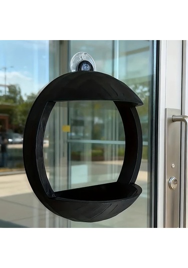 Elmpaly Pencereye Yapışan Pratik Kuş Besleyici - Sert Plastik Malzeme