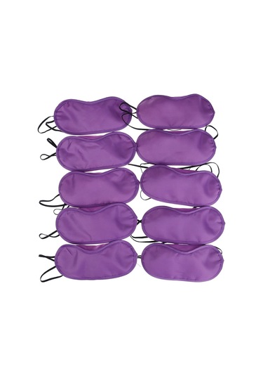 10 Adet Rahat Uyku Göz Maskesi Gölge Kapak Körü Körüne Gece Uyku Seyahat Yardım Uyku Maskesi Körü Körüne Eyepatch Sleepmasker Fildişi