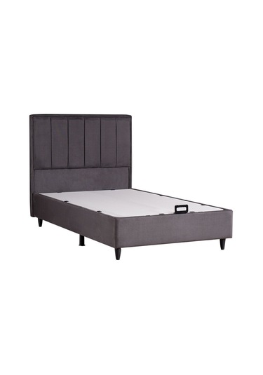 Kilim Mobilya Royal Plus Sandıklı Baza Başlık Seti Antrasit 90 X 190