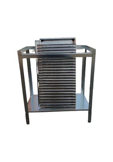 60x32 Sehbalı Büyük Boy Mangal-oluklu Izgaralı