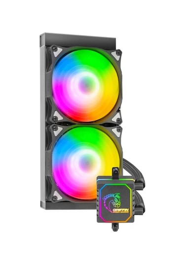 Green Glc240a Glacıer Argb 240mm 2x12cm Fanlı İşlemci Sıvı Soğutucu