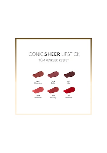 Note Cosmetics Iconic Sheer Lipstick Nemlendirici Parlak Ruj 208 Dreamer - Pembe 208