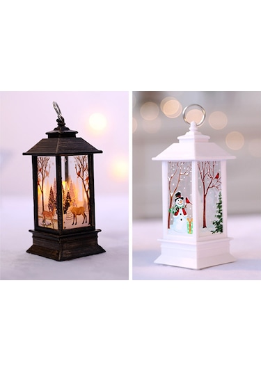 Symbee Küçük Altın Kar Tanrısı Simülasyon Alev Led Lambası - Noel Dekorasyonu Masaüstü Vitrini, Partiler İçin Atmosfer Oluşturucu, Toptan Satış Diğer