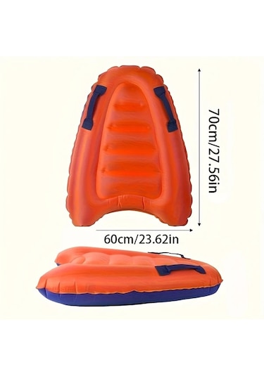 Honeybeeshop 1 Adet Mavi Sapli Sisme Surf Tahtasi Hafif Tasinabilir Katlanabilir Tasarim Canli Turkuaz Ve Mavi Su Sporlari Tahtasi Baslangiclar Uzmanlar Icin Her Yas Yuzme Tahtasi Plaj Havuz Gol Okyanus Eglencesi