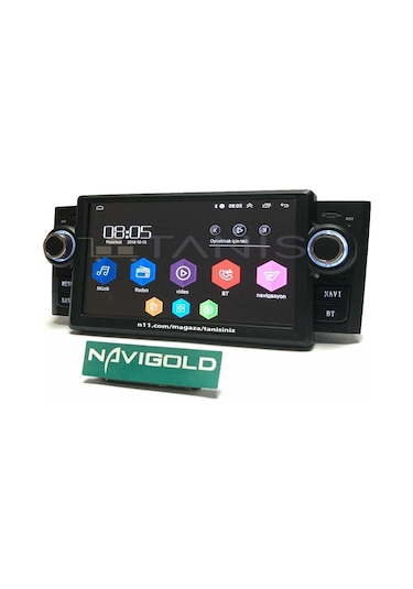 Fiat Linea Punto Multimedya Android Double Teyp Bt-Usb-Navigasyon