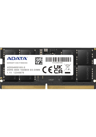 A-Data Premier AD5S480016G-S 16 GB DDR5 4800 MHz CL40 Notebook Ram
