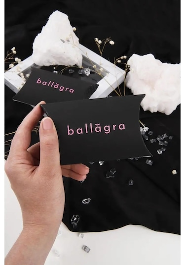 Ballagra Kadın Yüzük Gümüş 925 Ayar Bıçak Geniş Parmak İçin 97125489 Gri