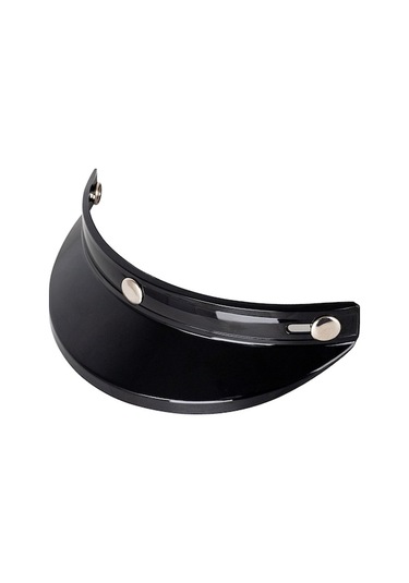 My02 Retro Motosiklet Kaskı İçin 3/4 Siperlik, Güneş Koruma, Üçlü Klips, Siyah Seçenekli