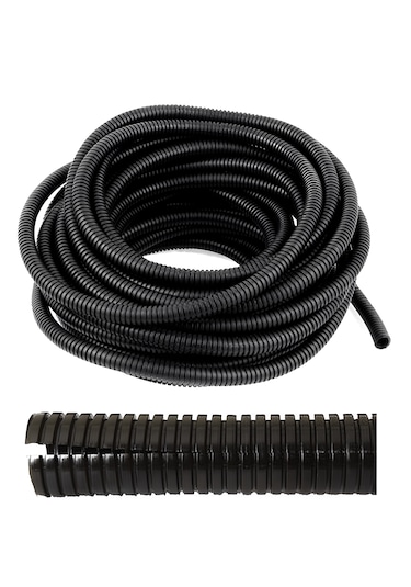 23mm Yarıklı Spiral Hortum Kablo Gizleme İzolasyon Borusu Esnek S
