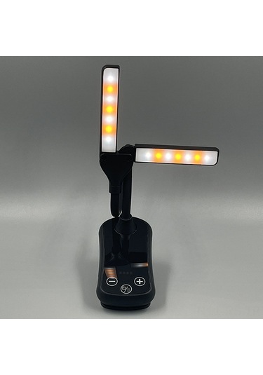Reedark 14 Led Iki Kafa Usb Şarjlı Okuma Lambası, 10 Seviye Parlaklık, Güneş & Soğuk Işık, Yumuşak Klemeli, Göz Koruyucu, Gece Okuma Için Diğer