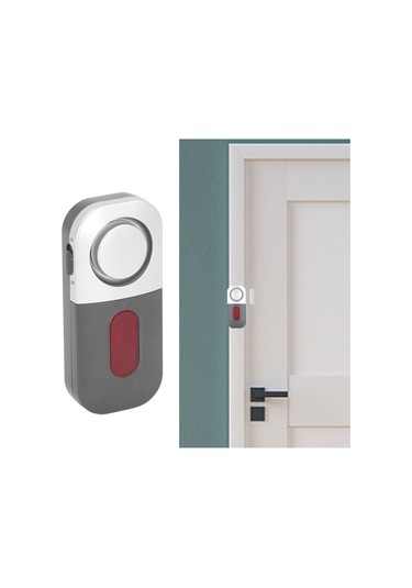 Geeroyoo Ev Otel Penceresi Kapı Alarm Sensörü - Kablosuz 125db Güvenlik Uyarıcısı, Kolay Kurulum Pil Hariç