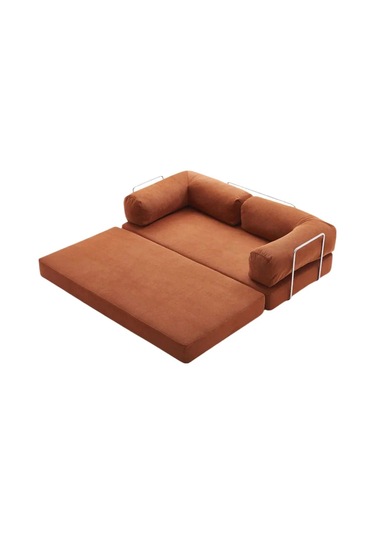 Nova Serisi Kanepe Pratik, Yer Yatağı, Dayanıklı, Bondex Sünger 200x200 Kiremit