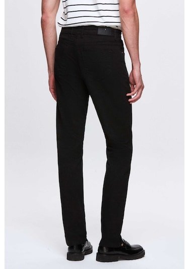 Ds Damat Slim Fit Siyah Gabardin Denim Pantolon 4hcc3t404003m Siyah