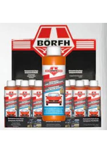 Börfh - 32 ML Konsantre Cam Suyu Şampuanı - 25 Adet