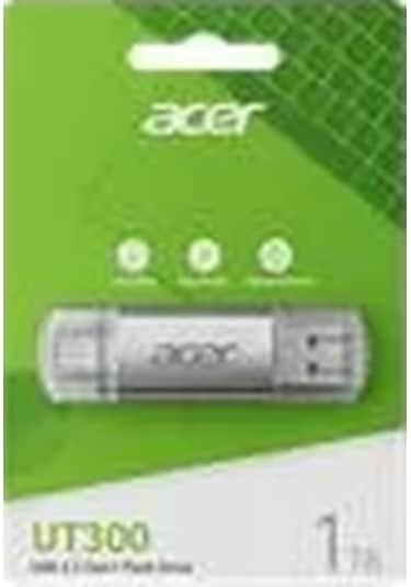 Acer 256gb Usb 3.2 Ut300-256gb Usb-a+usb-c Çift Taraflı Metal Flash Bellek