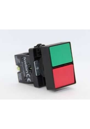 Swion Lay5-el8325 22mm İkaz Buton Yeşil-kırmızı
