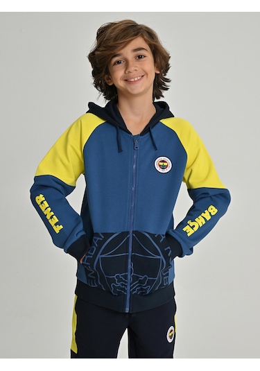 Fenerium Çocuk Trıbun Sarı Lacivert Sweat Fb Laci 24