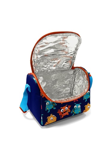 Coral High Kids Lacivert Mavi Canavar Desenli Thermo Beslenme Çantası 11822