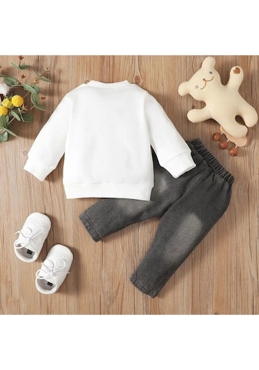 Sladusiki Bebek İçin Pantolon Ve Kazak Takımı 168977811 Grafit