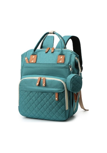 Novahub Moveevo Hafif Anne Çantası, Askılı Bebek Arabası, Çok Fonksiyonlu Kuru/ıslak Bölme Sırt Çantası Gri