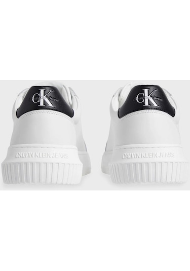 Calvin Klein Erkek Ayakkabı Ym0ym00681 0ld Beyaz-siyah Beyaz - Siyah