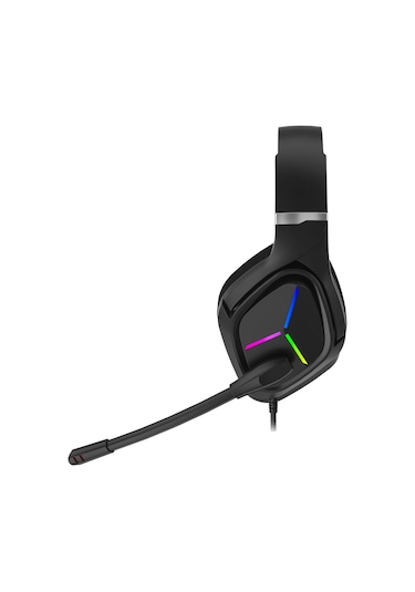 Lecoo Ht406 Rgb 3.5mm/usb Kablolu Kulak Üstü Oyuncu Kulaklığı