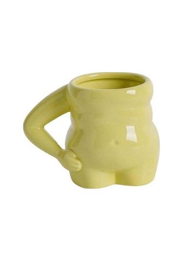 Createtech Homyl 400ml Yeşil Anne Hediye Çay Bardağı Kupalarla Yeşil