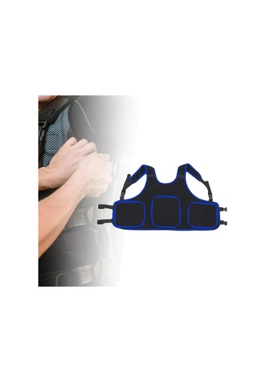 Suntek Çocuk Motosiklet Göğüs Koruyucu Yelek Mavi