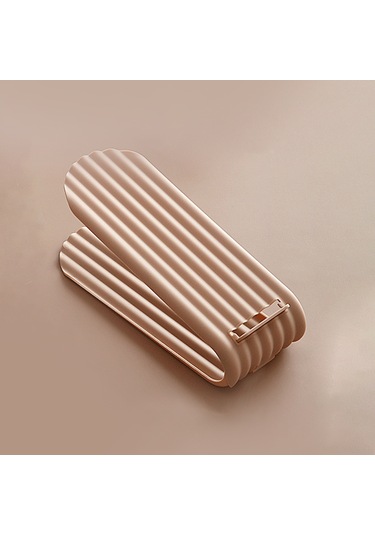 Kosona Çift Katlı Ayarı Yapılabilir Pp Malzeme Ev Odası Giyim Dolabı Organizatörü - Pembe 25.5x15x6cm Diğer