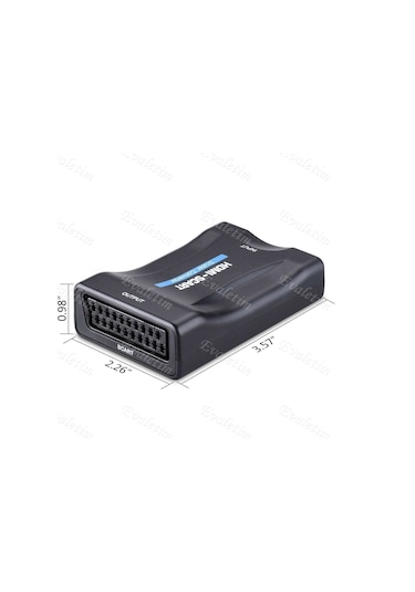 Hdmı To Scart Av Çevirici 4363P Dönüştürücü Skart Adaptor Convert