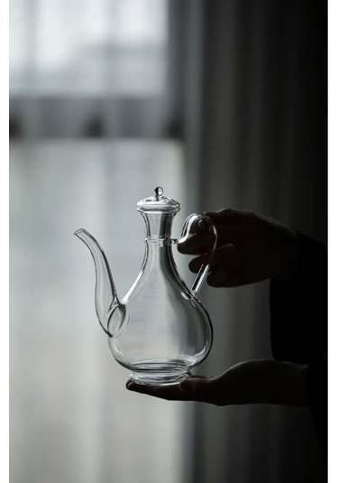 Morponi Efsane Glorry Borosilikat Isıya Dayanıklı Cam 700 Ml Yağlık Şeffaf