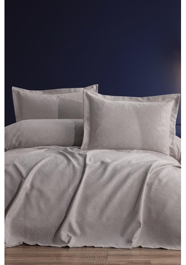 Aren 2 Parça Tek Kişilik Pike Takımı 180x240 Bej Bej