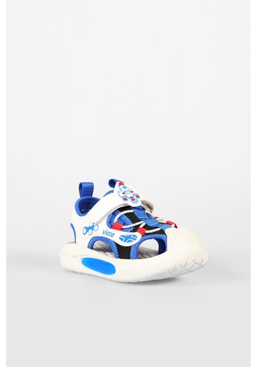 Vicco Rocket Çocuk Okul Öncesi Işıklı Sandalet Saks Mavi