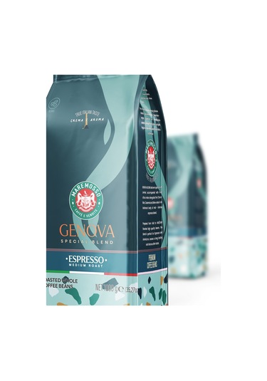 Mare Mosso Espresso Genova Taze Kavrulmuş Çekirdek Kahve 6 x 1 KG