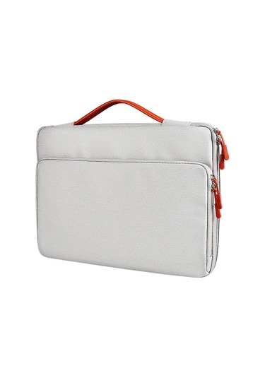 14.1-15.4 İnç Dizüstü Bilgisayar Çantası Koruyucu Kılıf Ultrabook Dizüstü Bilgisayar Çantası El Çantası Uyumlu Su Geçirmez Bilgisayar Çantası Kılıfı Saplı Gri Diğer