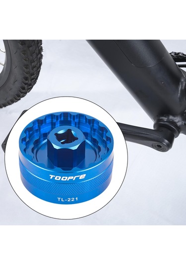 Suntek Bisiklet Alt Braketi Temizleme Aleti Ekipmanları Mavi