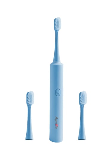 Mavi-aprılla Atb 8717 Titreşimli Başlıklı Mavi Diş Fırçası