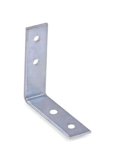 4 Adet Mobilya Eşya Dolap Duvar Sabitleyici Köşe Bağlantı L Demir Gönye Deprem Güvenliği 45x45x15mm
