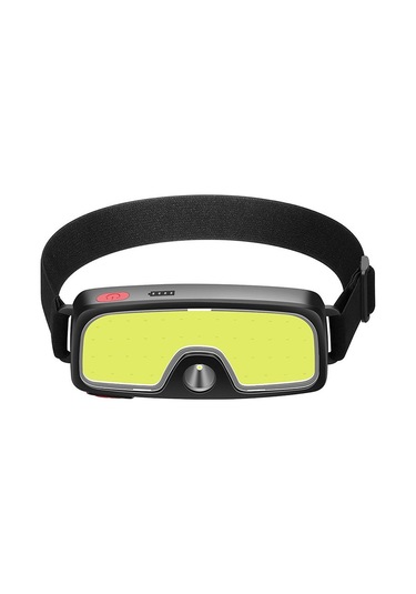 Usb Şarj Çift Işık Kaynağı Cob Far Balıkçı Işığı Açık Kafaya Monte El Feneri Led Far Çalışma Işığı Kamp Lambası Siyah