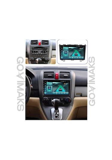 Honda Crv 2007-2012 8 Gb Ram 128 Gb Hafıza Androıd Multımedıa Teyp