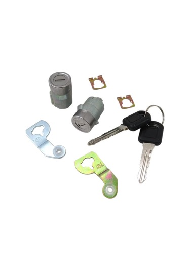 2 Adet Sürücü Ve Yolcu Kapı Kilitleri, Cadillac Escalade/chevrolet İçin Anahtar Uygun Kapı Kilit Silindiri