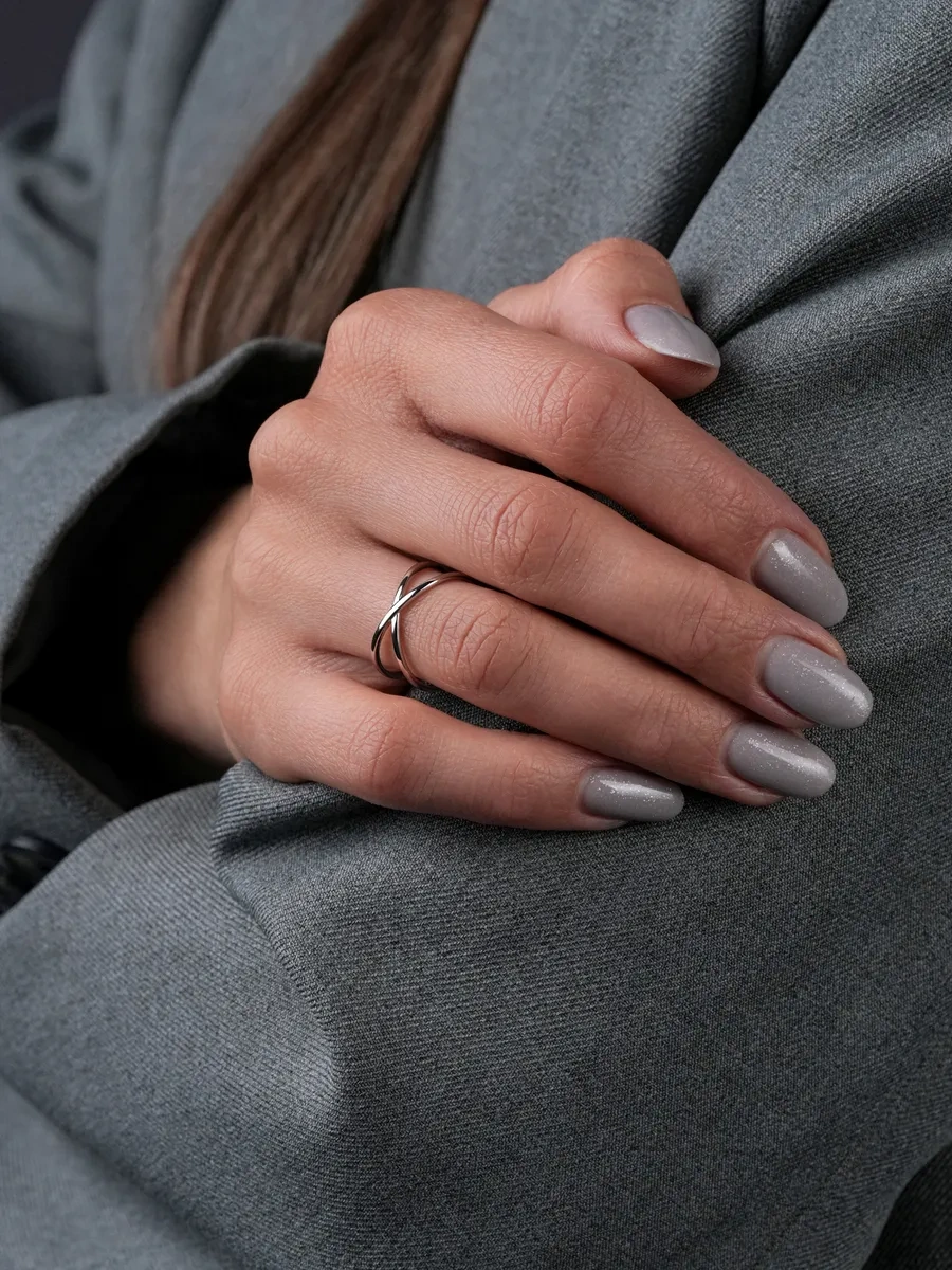 Lucente X Yüzüğü, 925 Gümüş 7700045 Gri