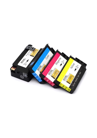 Hp 953Xl Uyumlu Kartuş 4 Renk Hp 8710, 8720, 7720, 8210