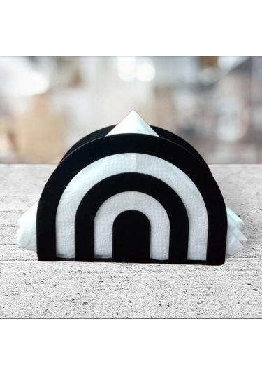 Glare Peçetelik Halka Mat Siyah Mat Siyah